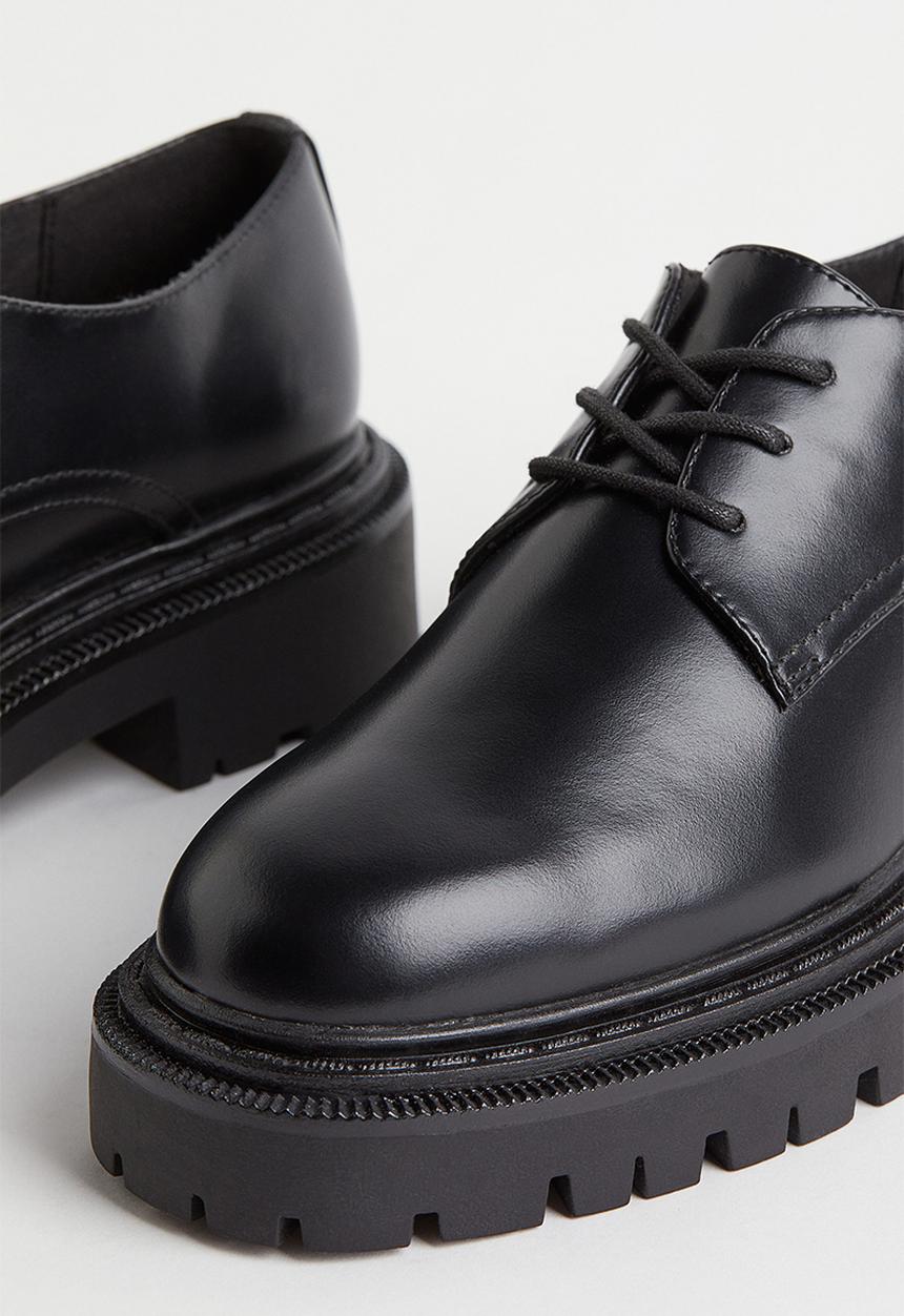 H&M - Chunky derby shoes - black