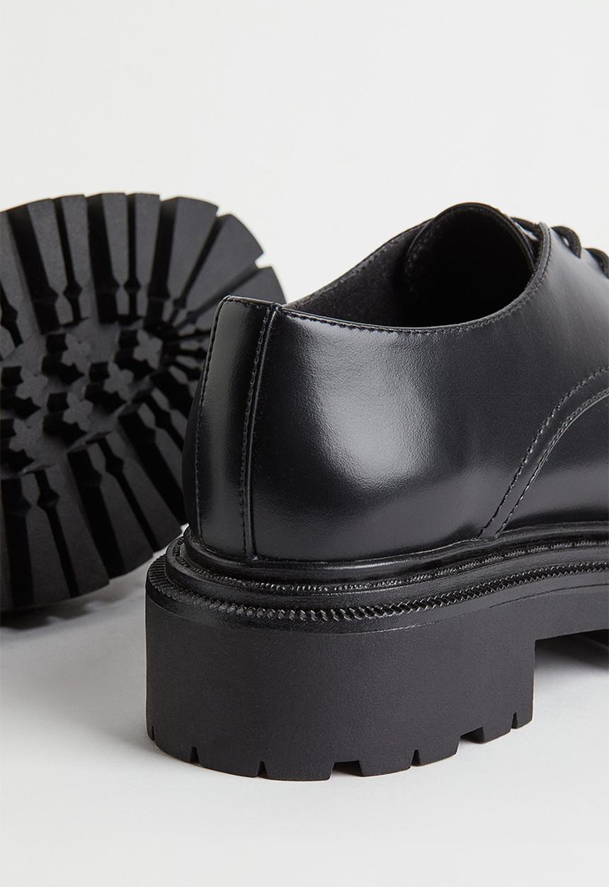 H&M - Chunky derby shoes - black
