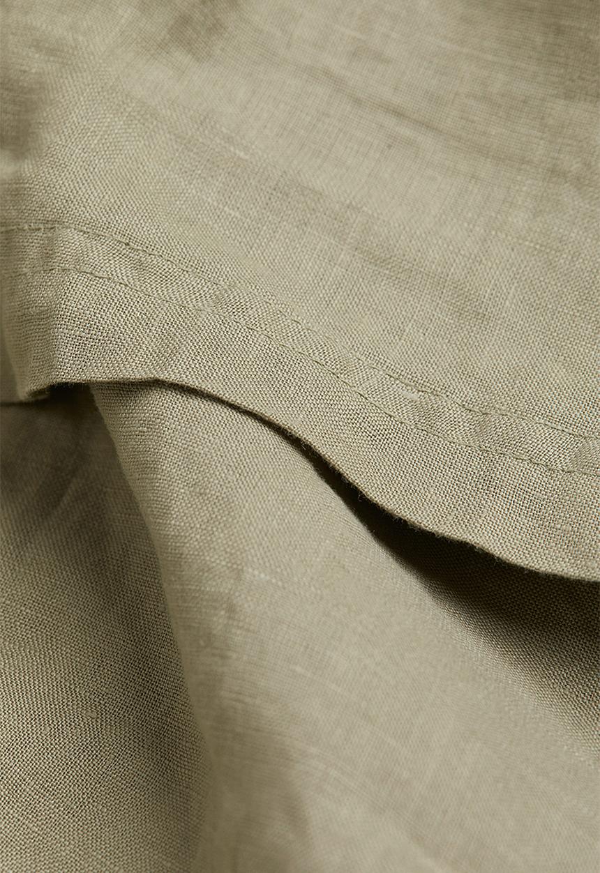 H&M - Washed linen tablecloth - green