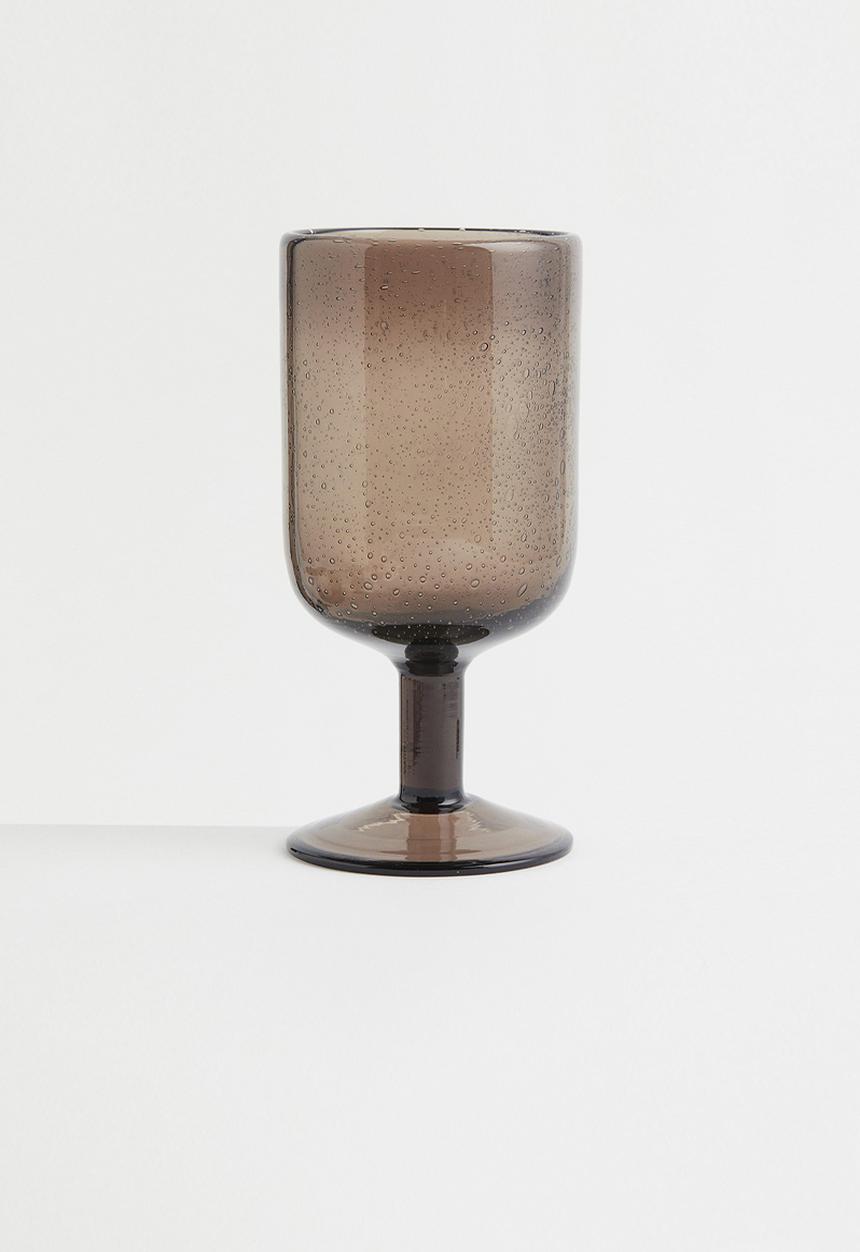 H&M - Wine glass - brown
