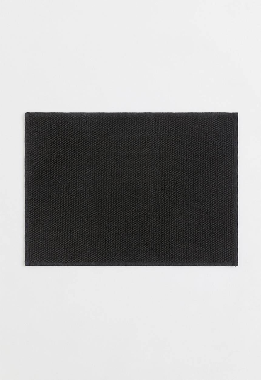 H&M - Cotton bath mat - black