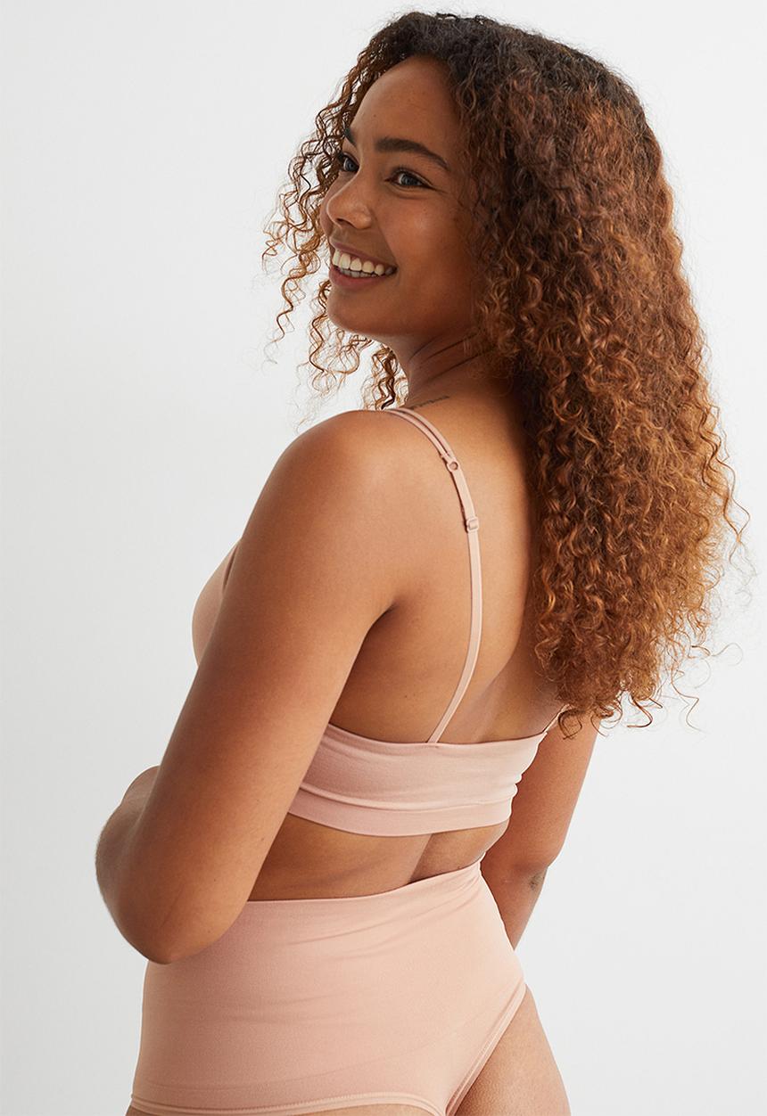 H&M - 2 Pack medium shaping thongs - beige