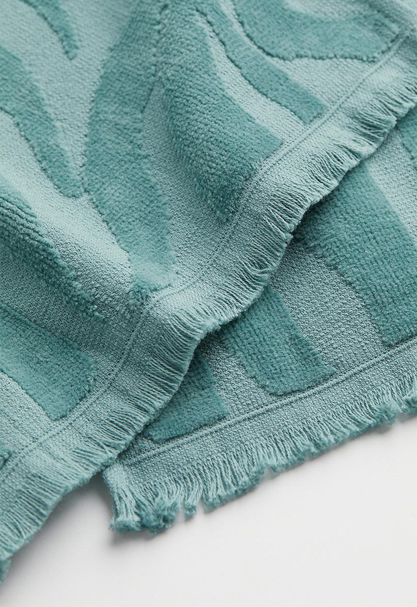 H&M - 2-pack jacquard-weave guest towels - turquoise