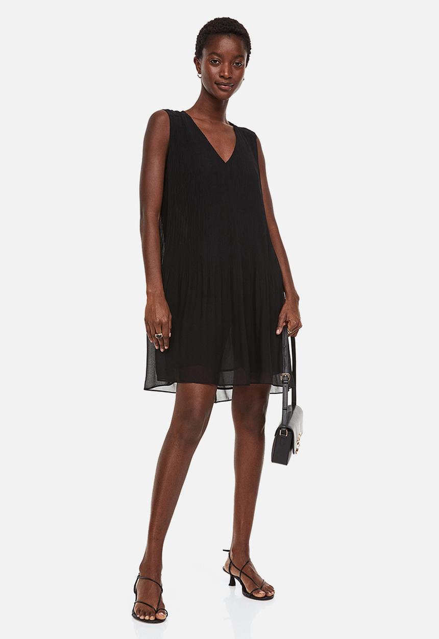 H&M - Pleated dress - black 