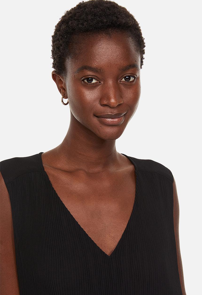 H&M - Pleated dress - black 