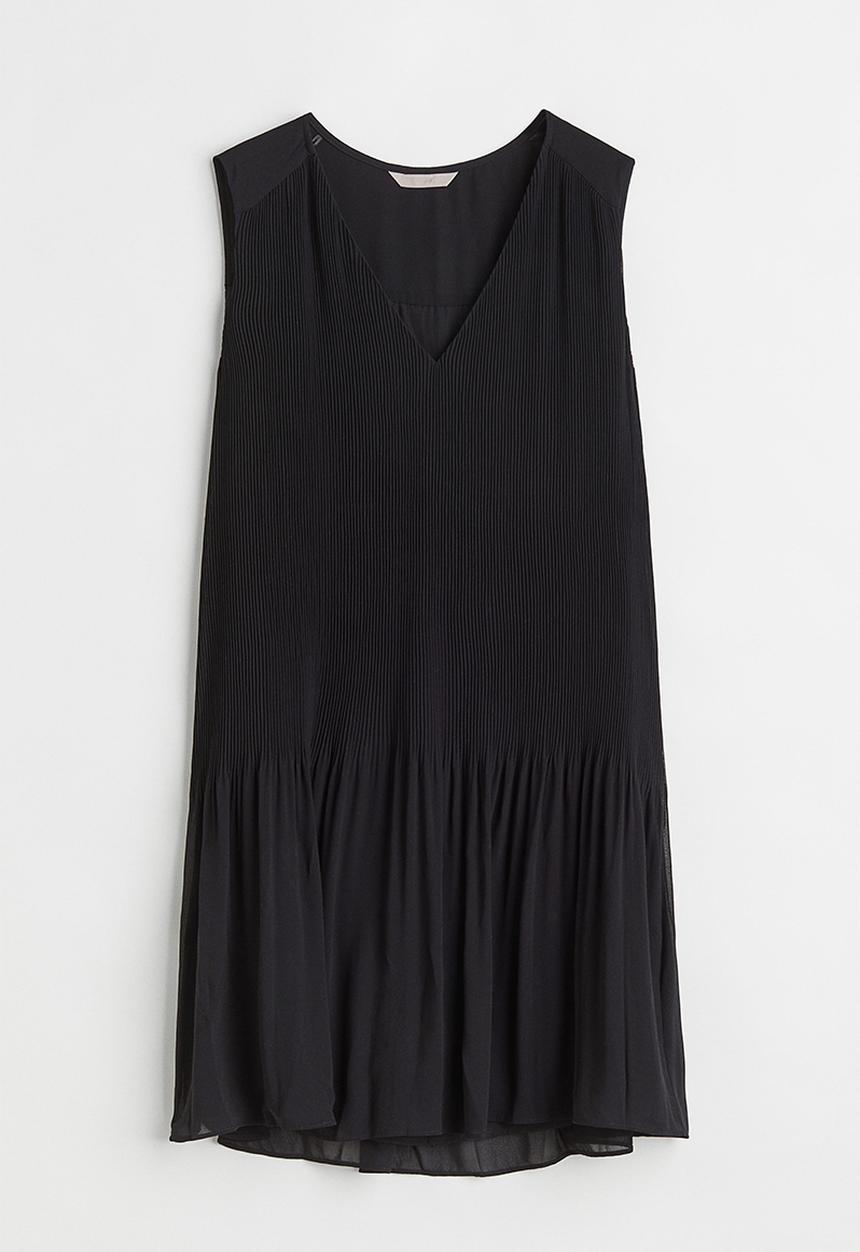H&M - Pleated dress - black 