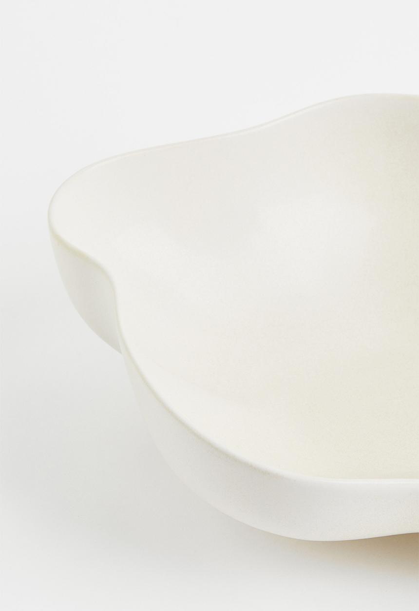 H&M - Large stoneware bowl - beige