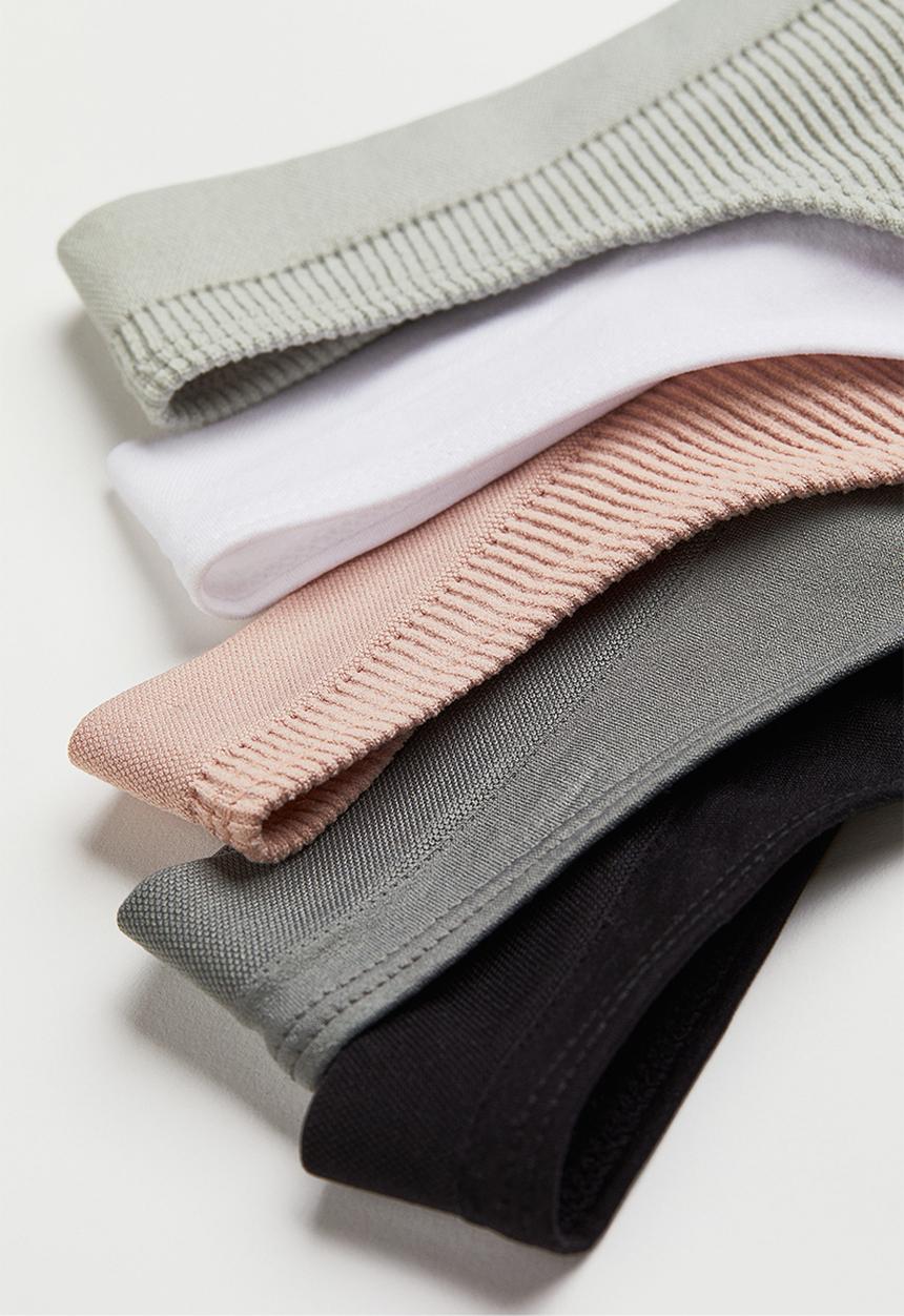 H&M - 5 Pack seamless thong briefs - multi