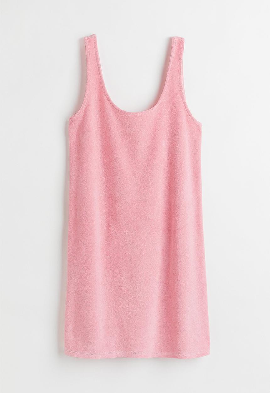 H&M - Terry dress - light pink