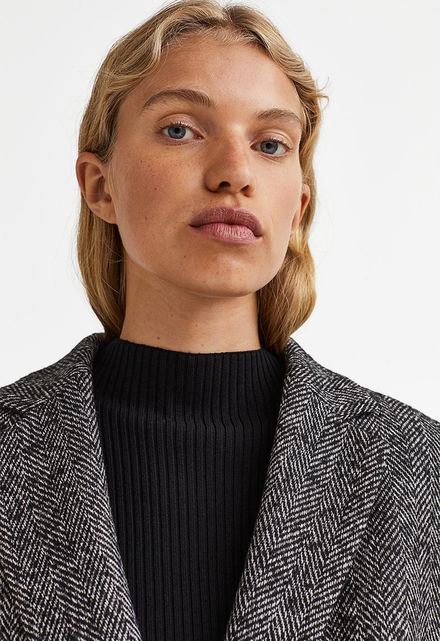 H&M - Rib-knit jumper - black