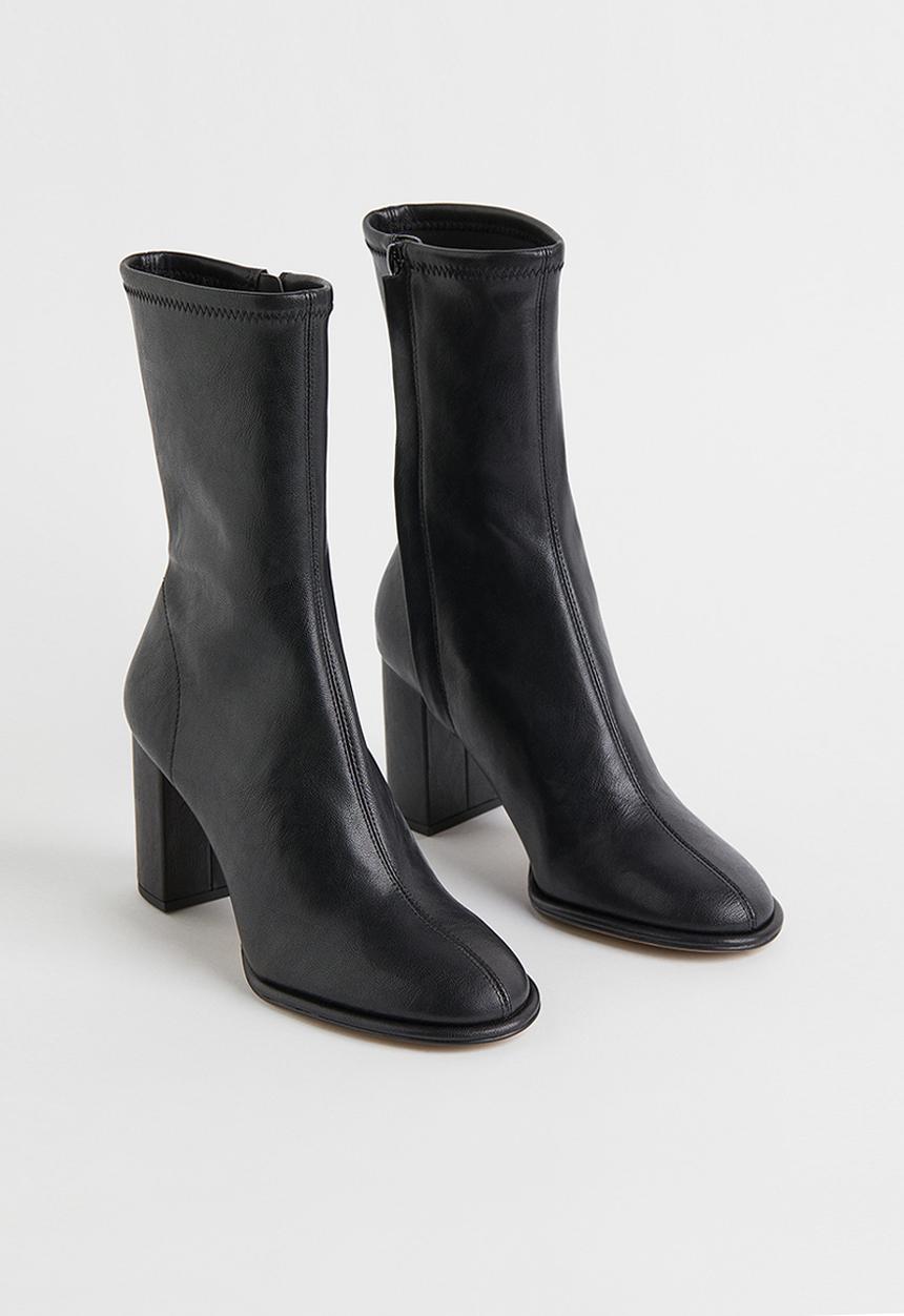 H&M - Heeled boots - black