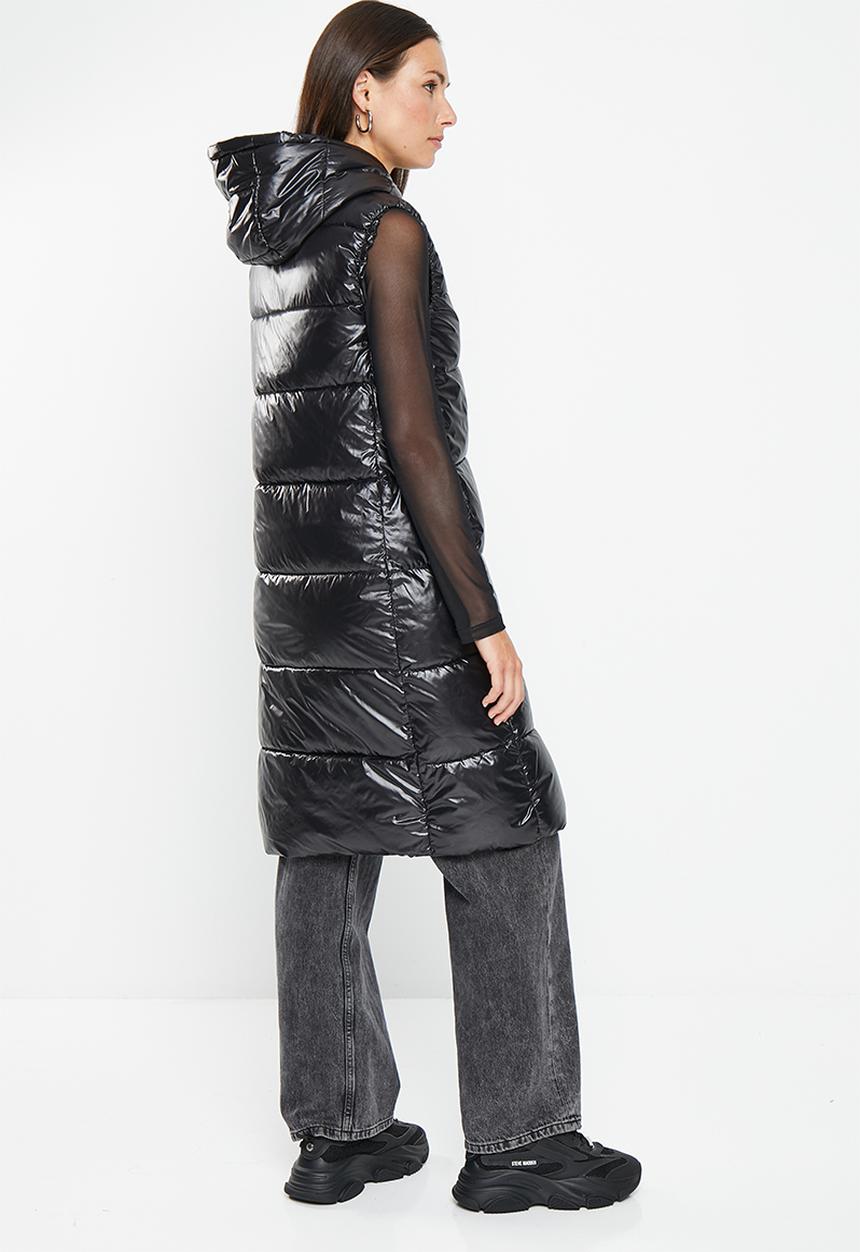 dailyfriday - Longline puffer - black