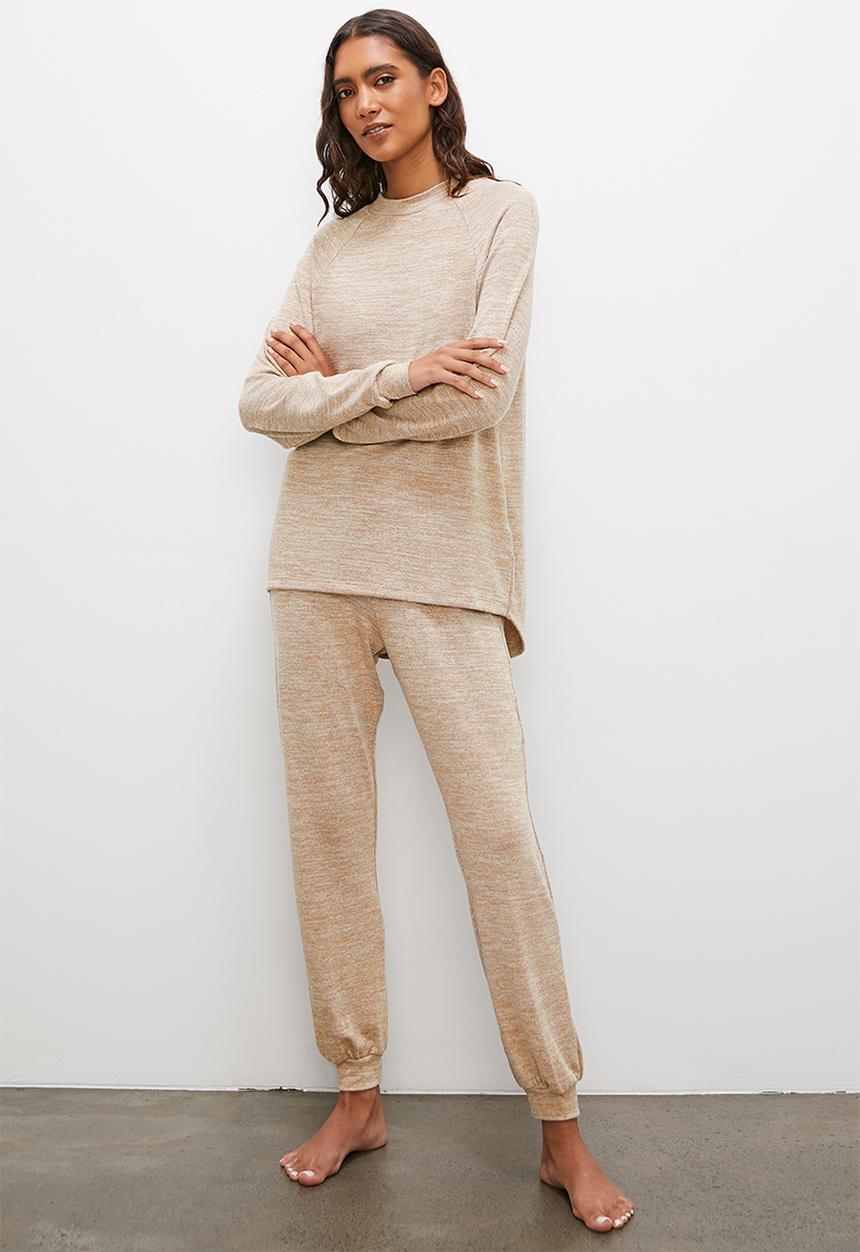 Superbalist - Soft touch sleep set - latte