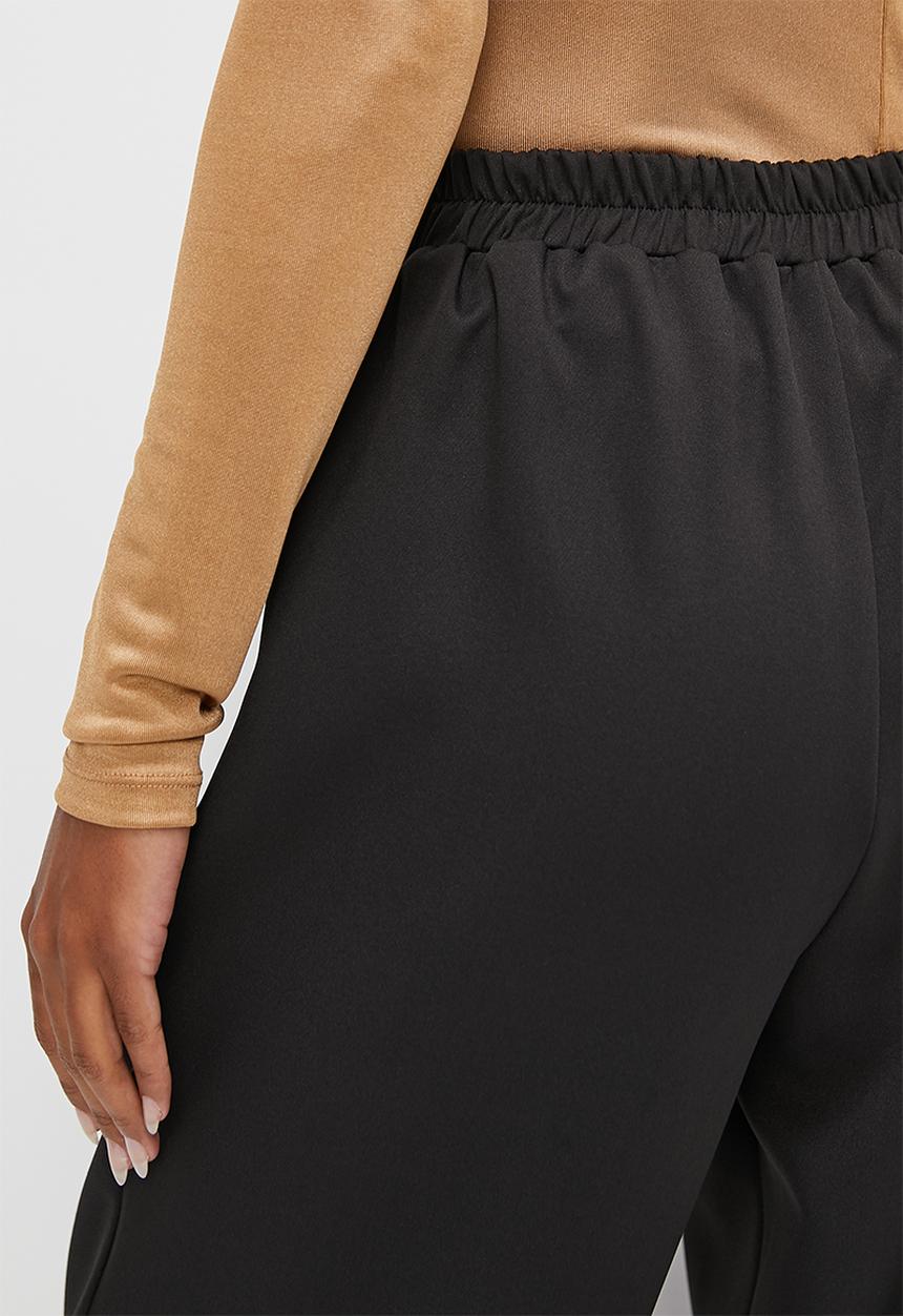 edit - Classic tapered trouser - black