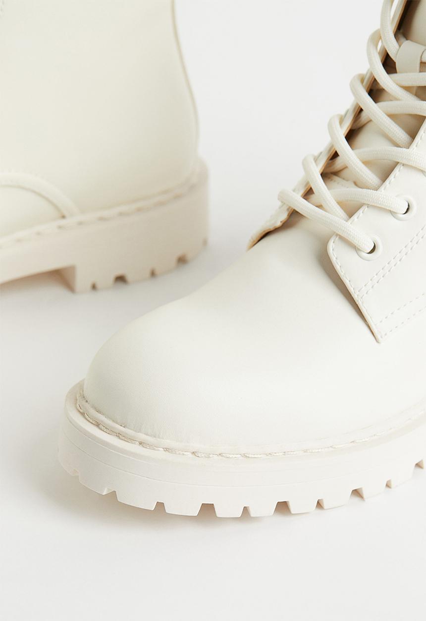 H&M - Ankle boots - white