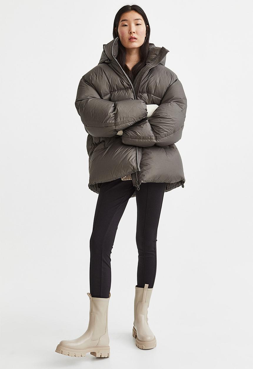 H&M - Calf-length boots - light beige