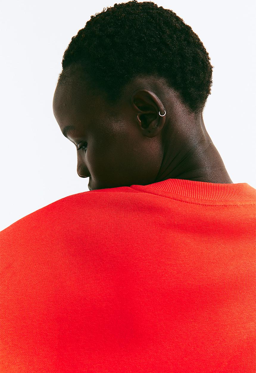 H&M - Sweatshirt - orange-red/wisconsin