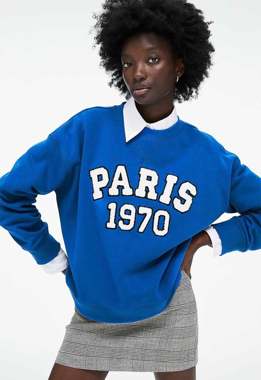 H&M - Sweatshirt - bright blue/paris
