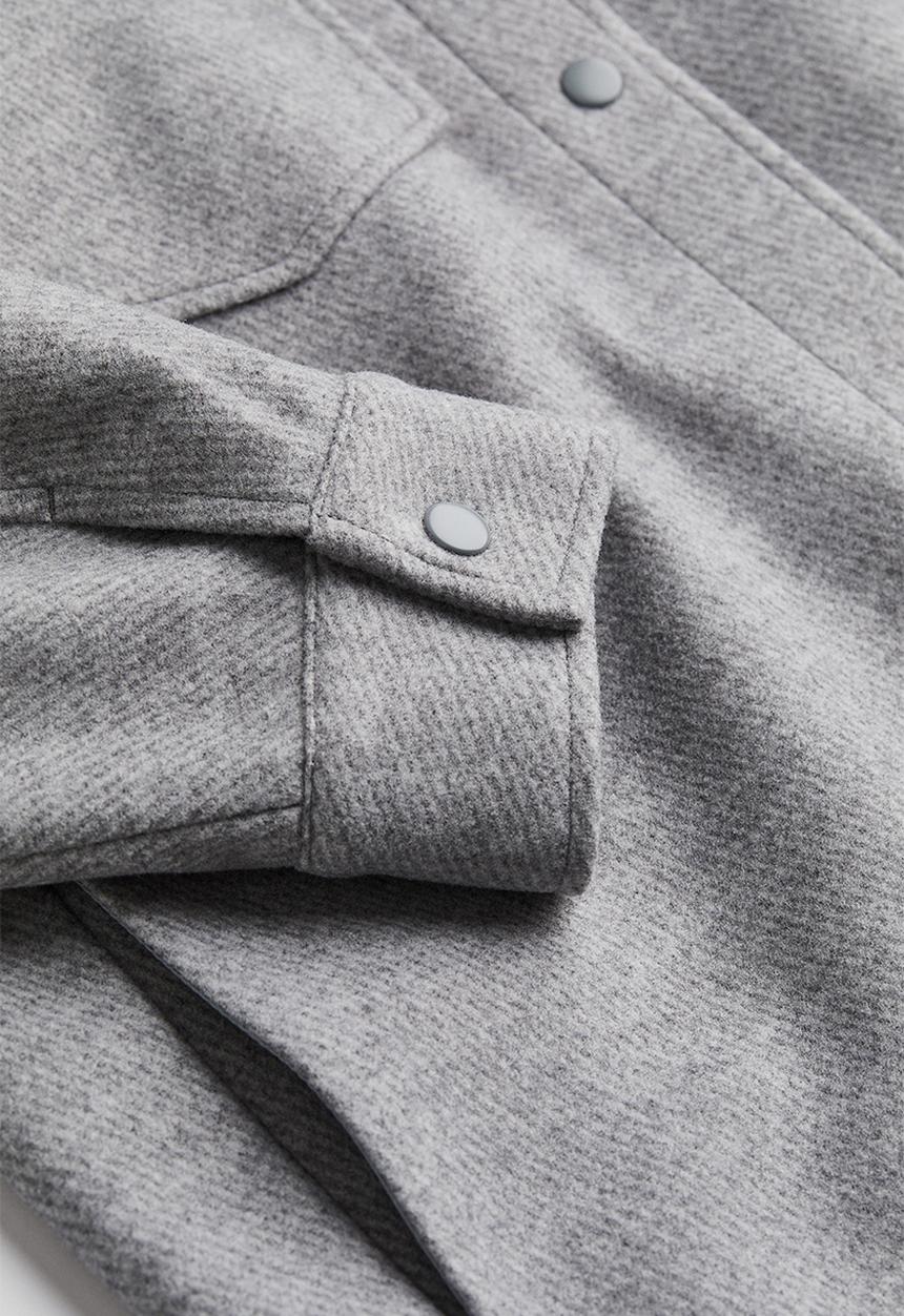 H&M - Shacket - light grey marl