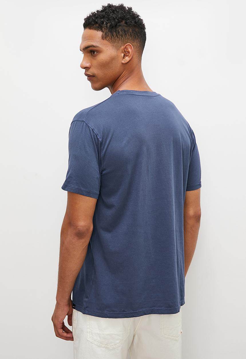 Superbalist - Nate dyed graphic tee - navy