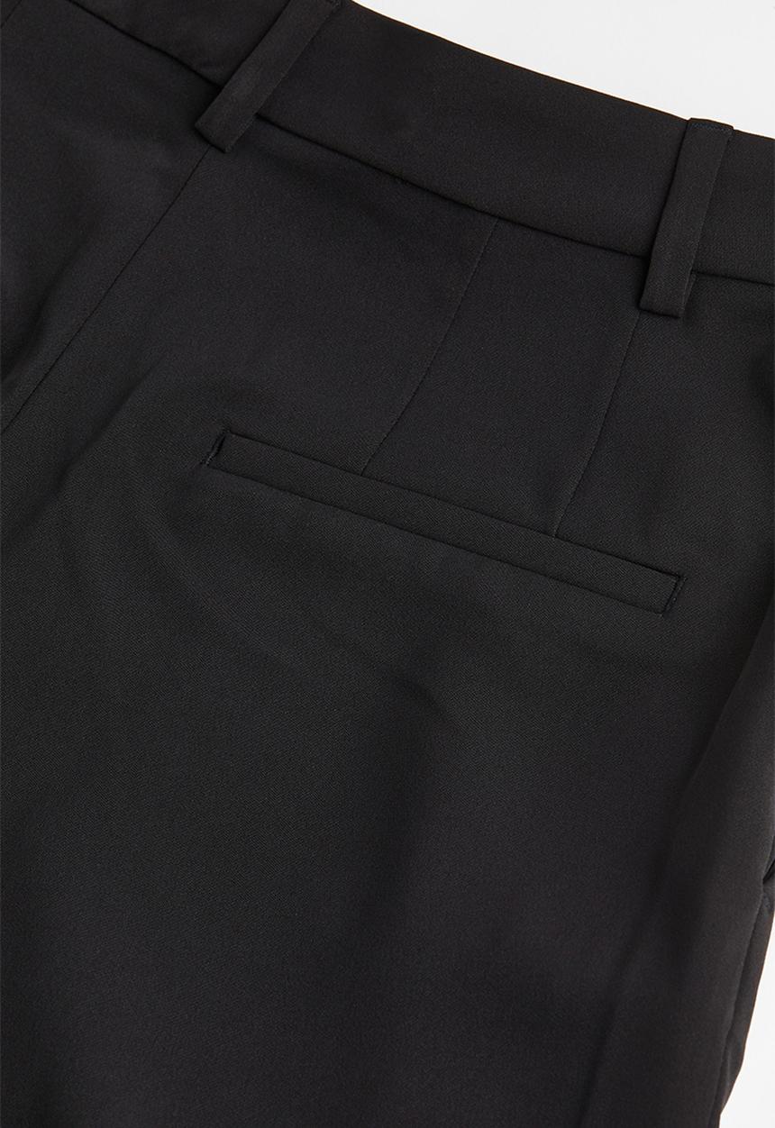 H&M - Wide trousers - black 