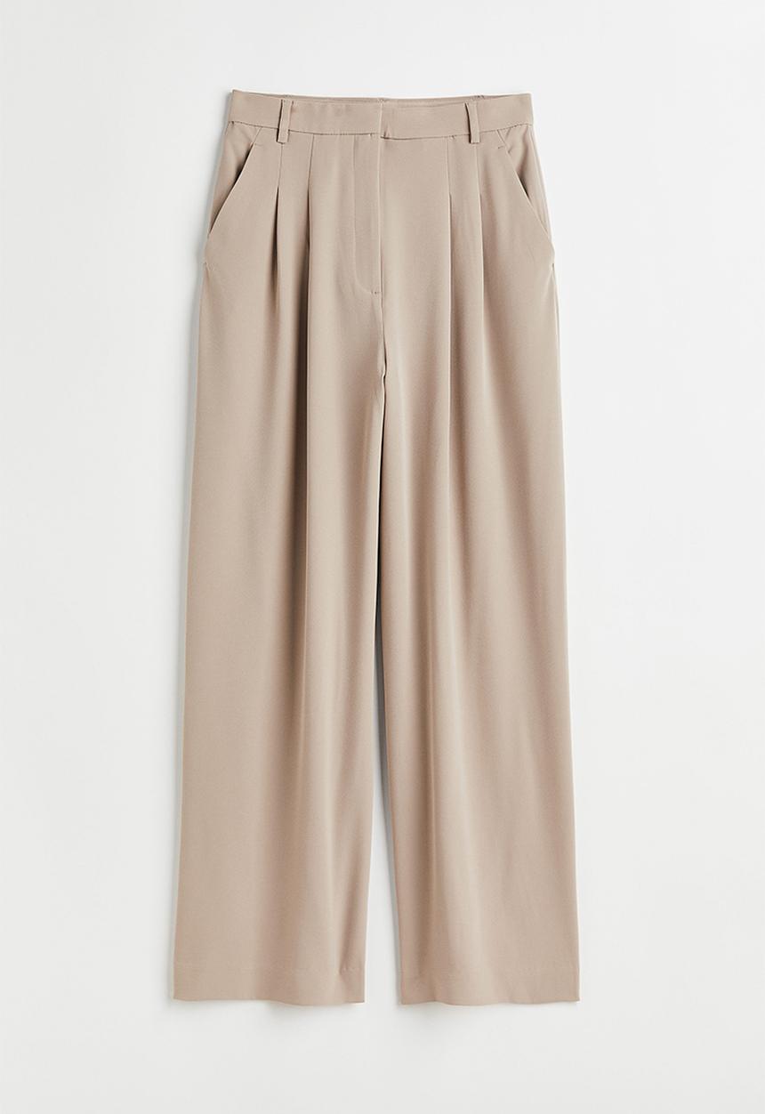 H&M - Wide trousers - beige