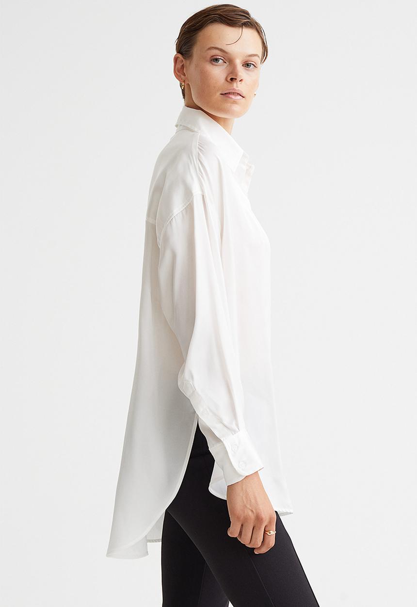 H&M - Oversized blouse - white