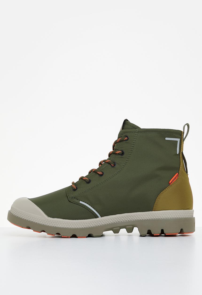 Palladium - Pampa lite recycle wp - olive night/butternut