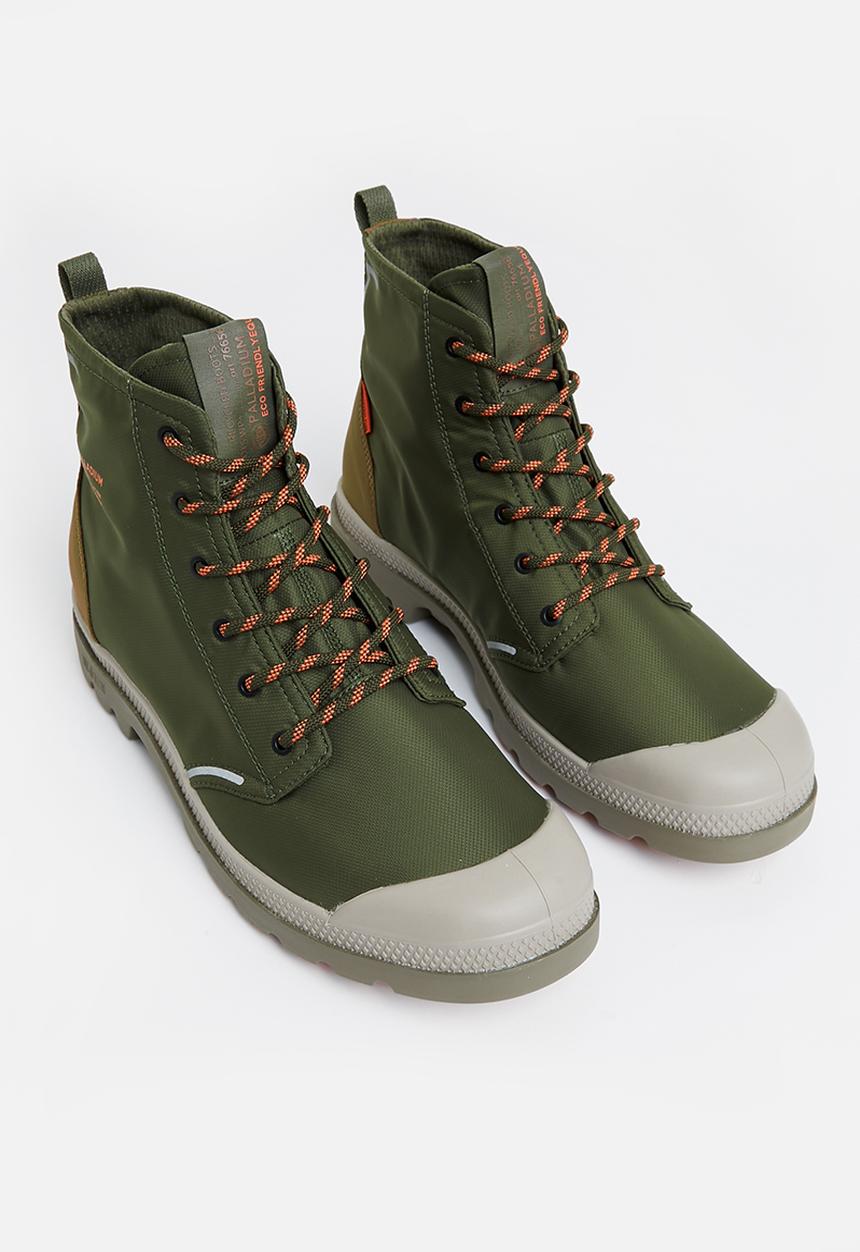 Palladium - Pampa lite recycle wp - olive night/butternut