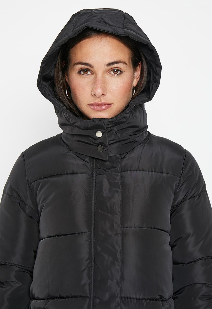 dailyfriday - Longline puffer - black