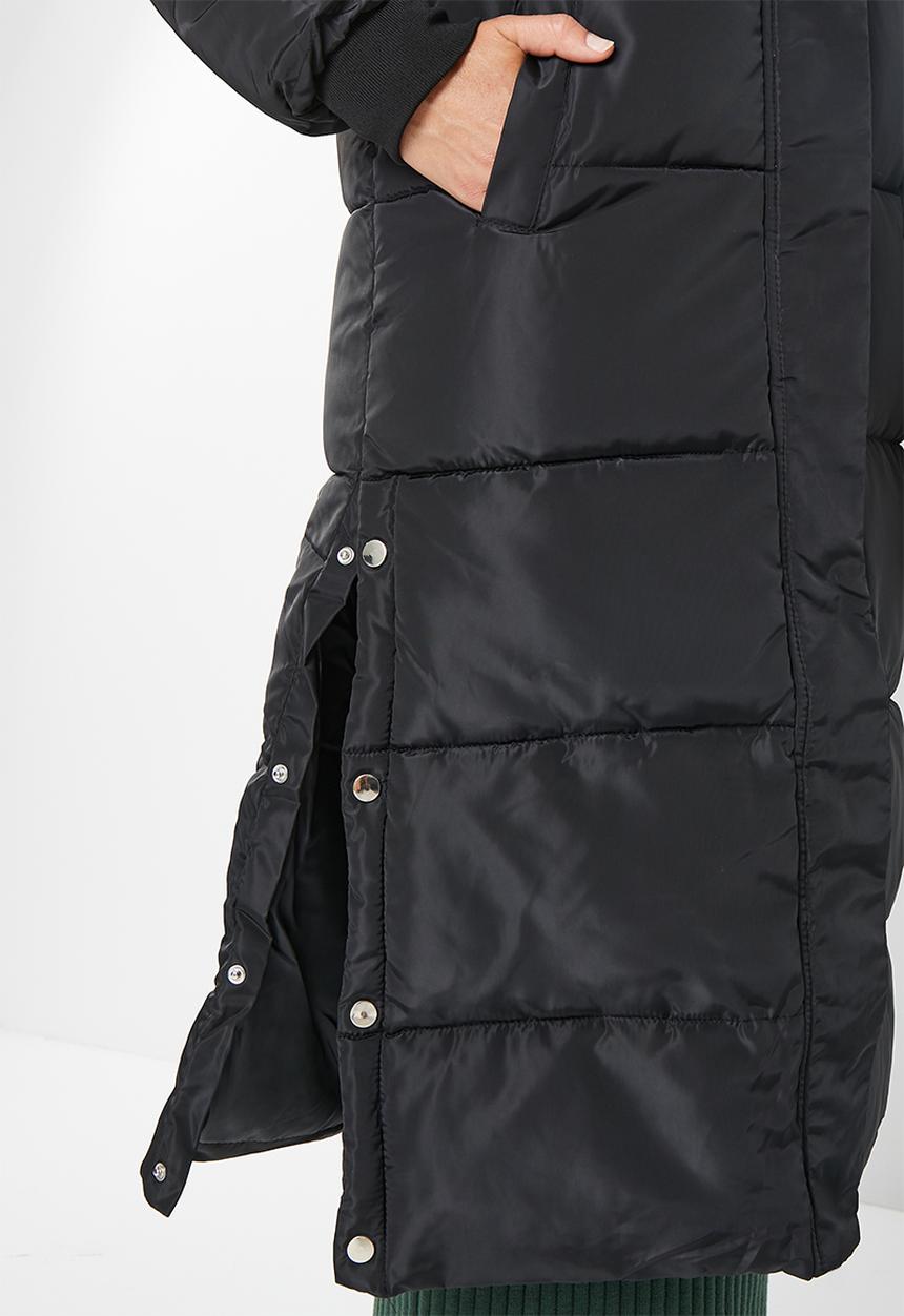 dailyfriday - Longline puffer - black
