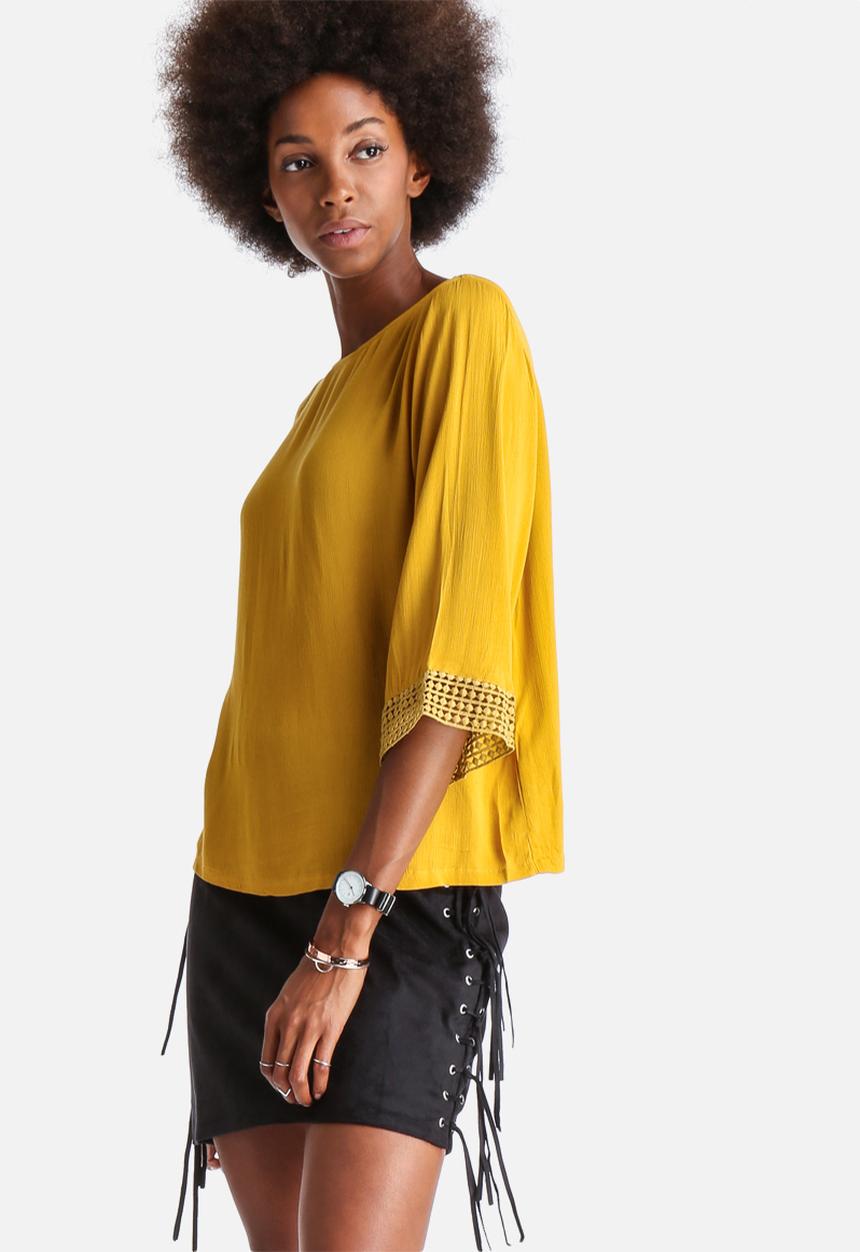 Jacqueline de Yong - Regard 3/4 Lace Top