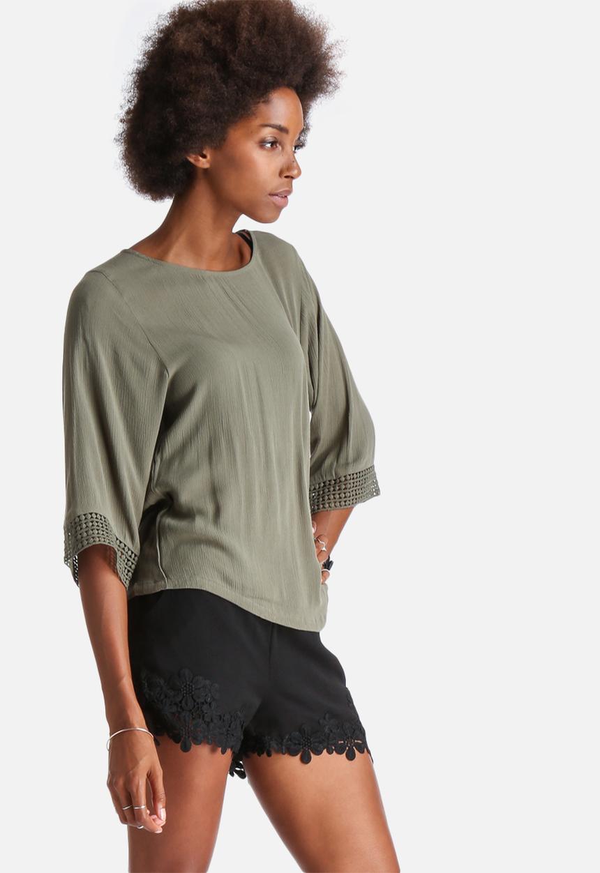 Jacqueline de Yong - Regard 3/4 Lace Top