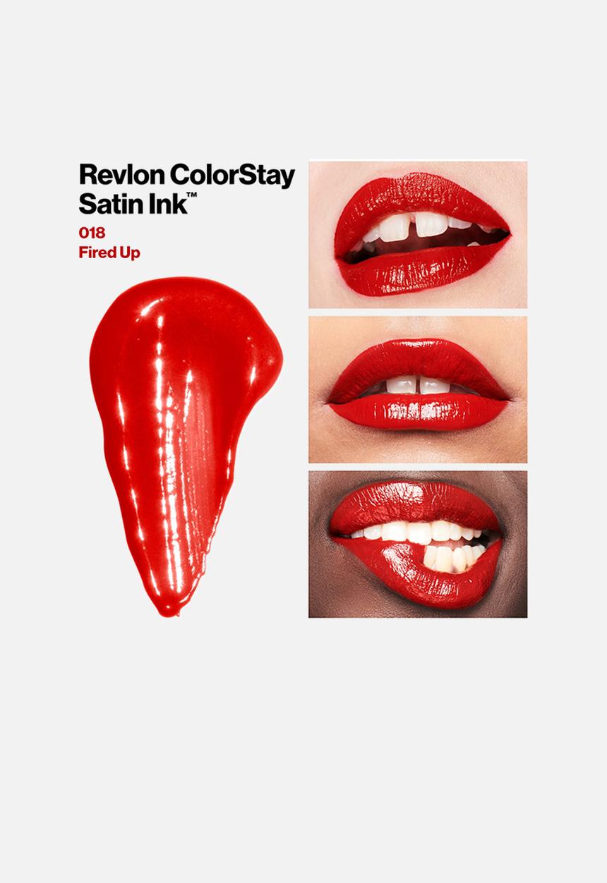Revlon - ColorStay Satin Ink Lip Colour - Fired Up