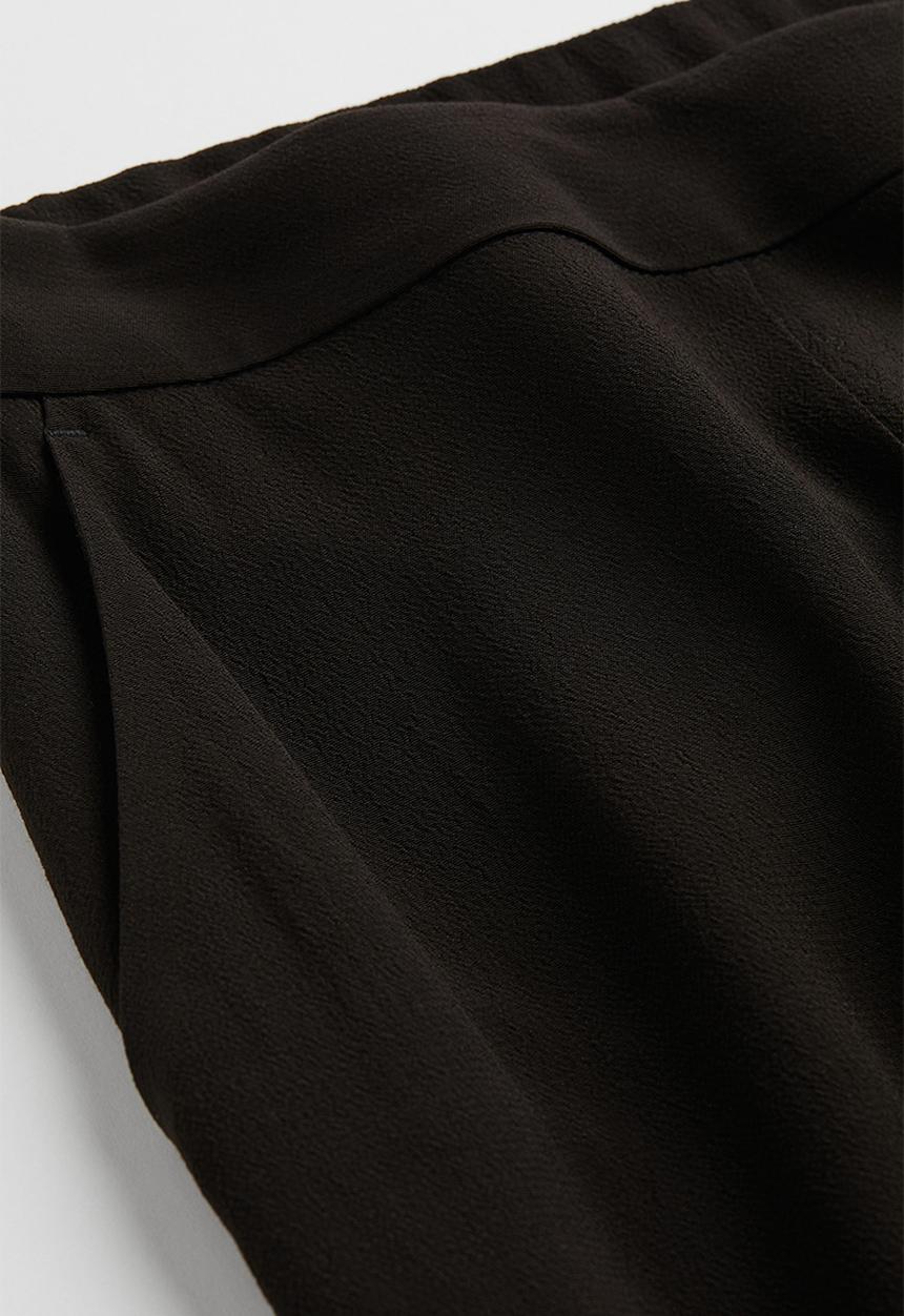 H&M - Wide trousers - black 