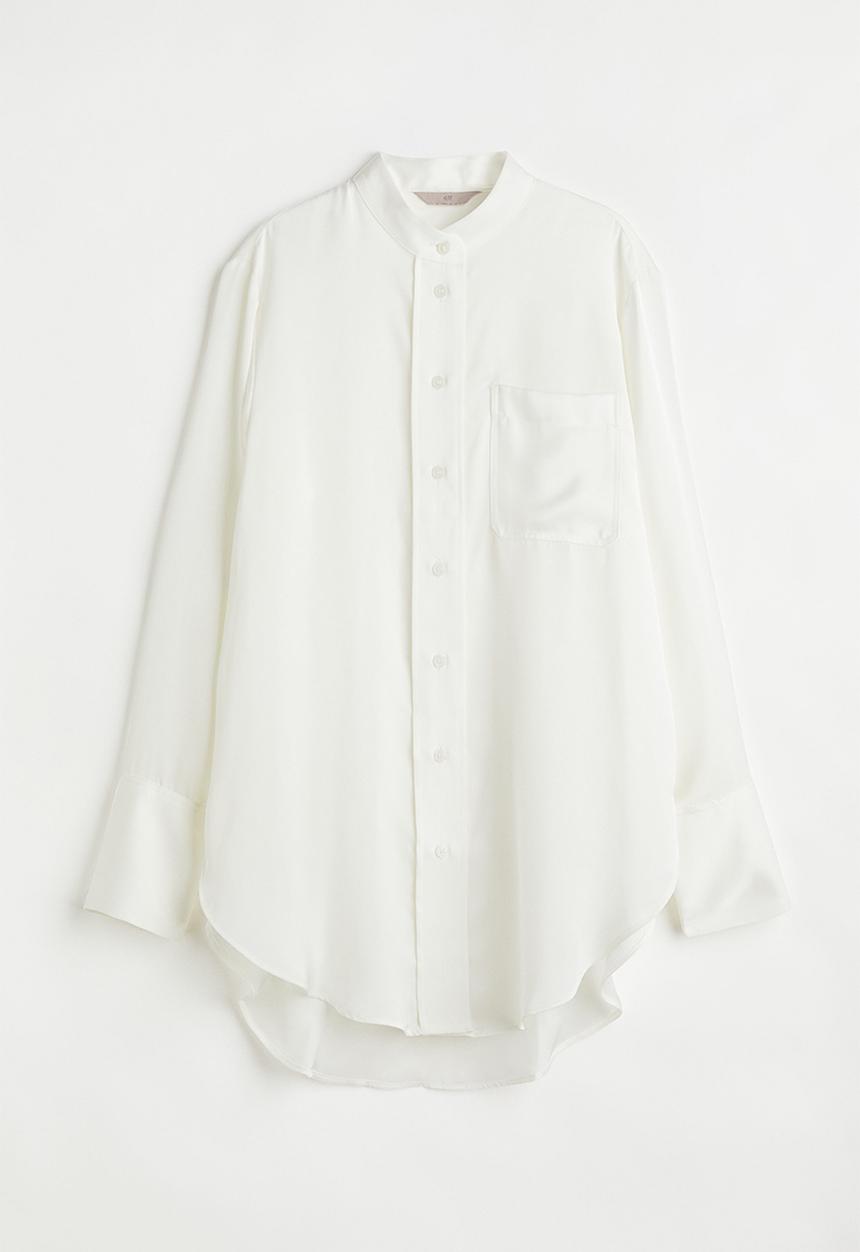 H&M - Oversized shirt - white