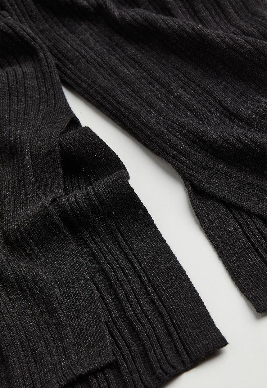 H&M - Ribbed jumper - dark grey