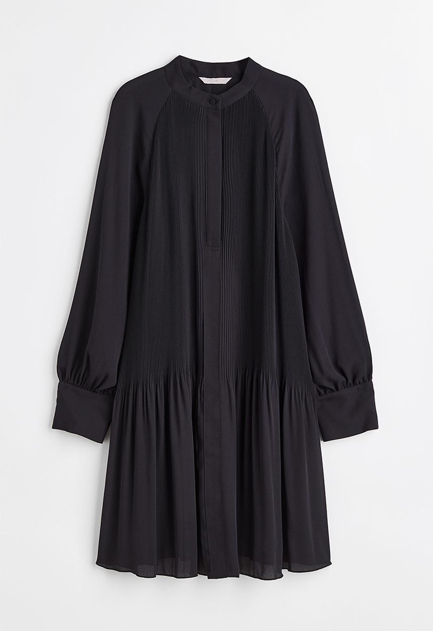 H&M - Pleated dress - black