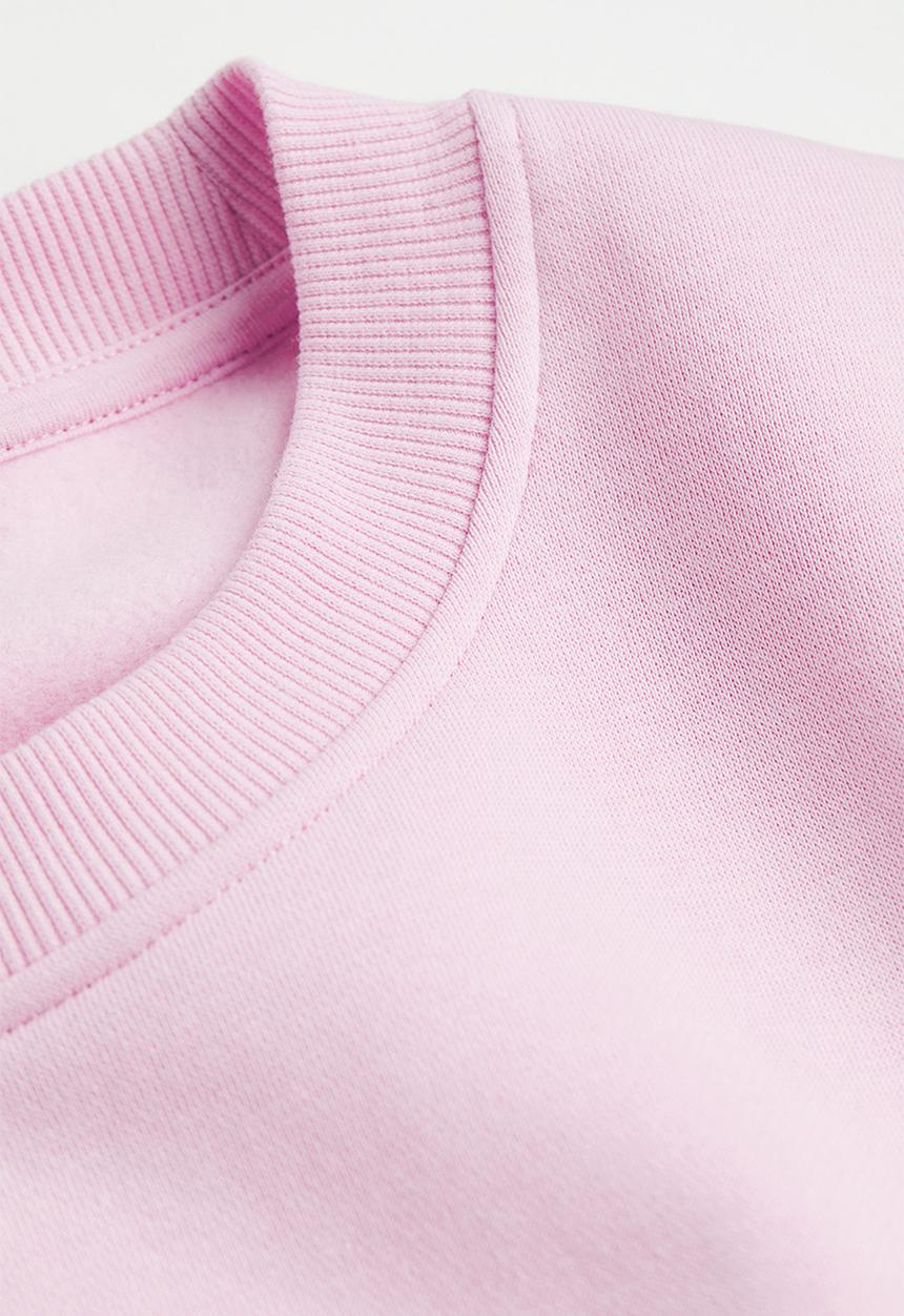 H&M - Crew-neck sweatshirt - light pink/new york