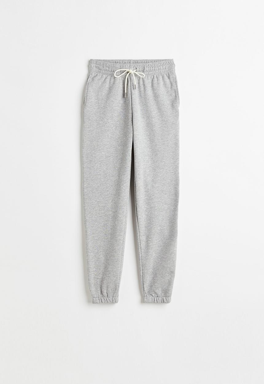 H&M - Cotton-blend sweatpants - grey marl 