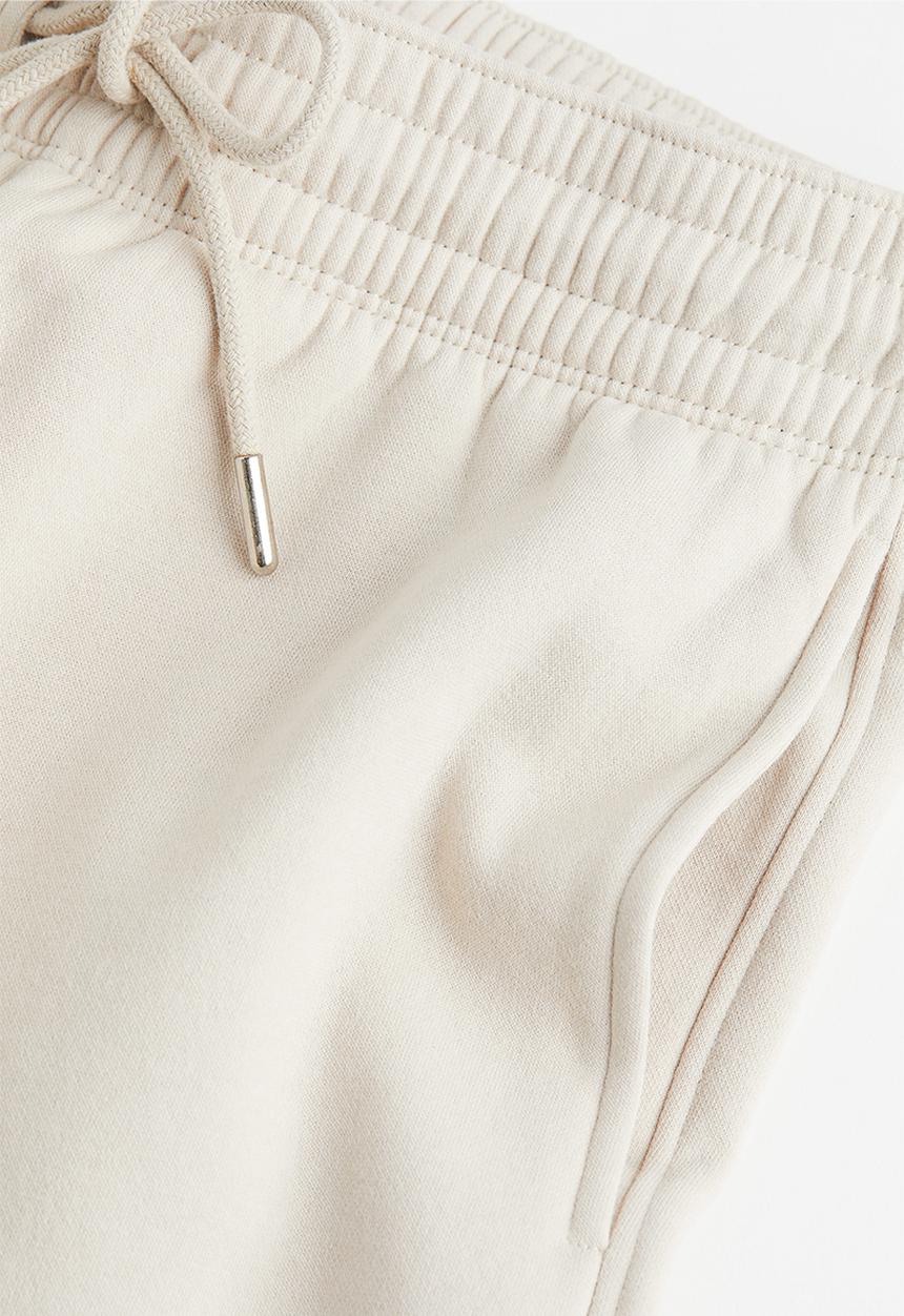 H&M - Cotton-blend sweatpants - light beige
