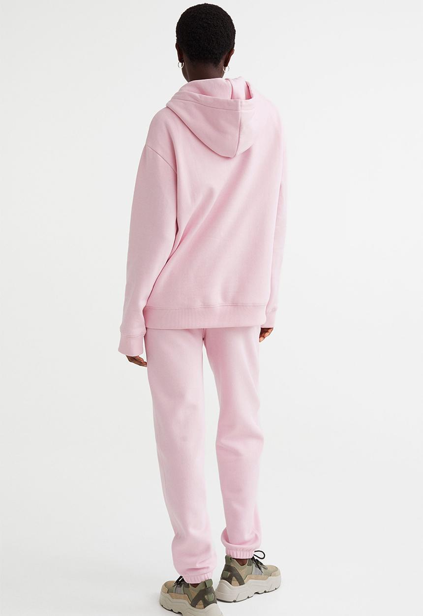 H&M - Cotton-blend sweatpants - light pink