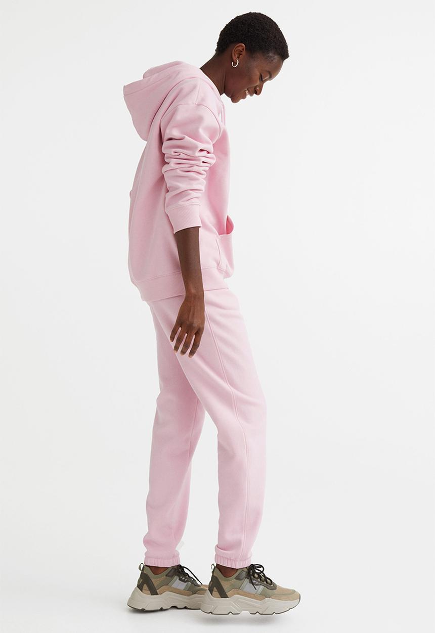H&M - Cotton-blend sweatpants - light pink