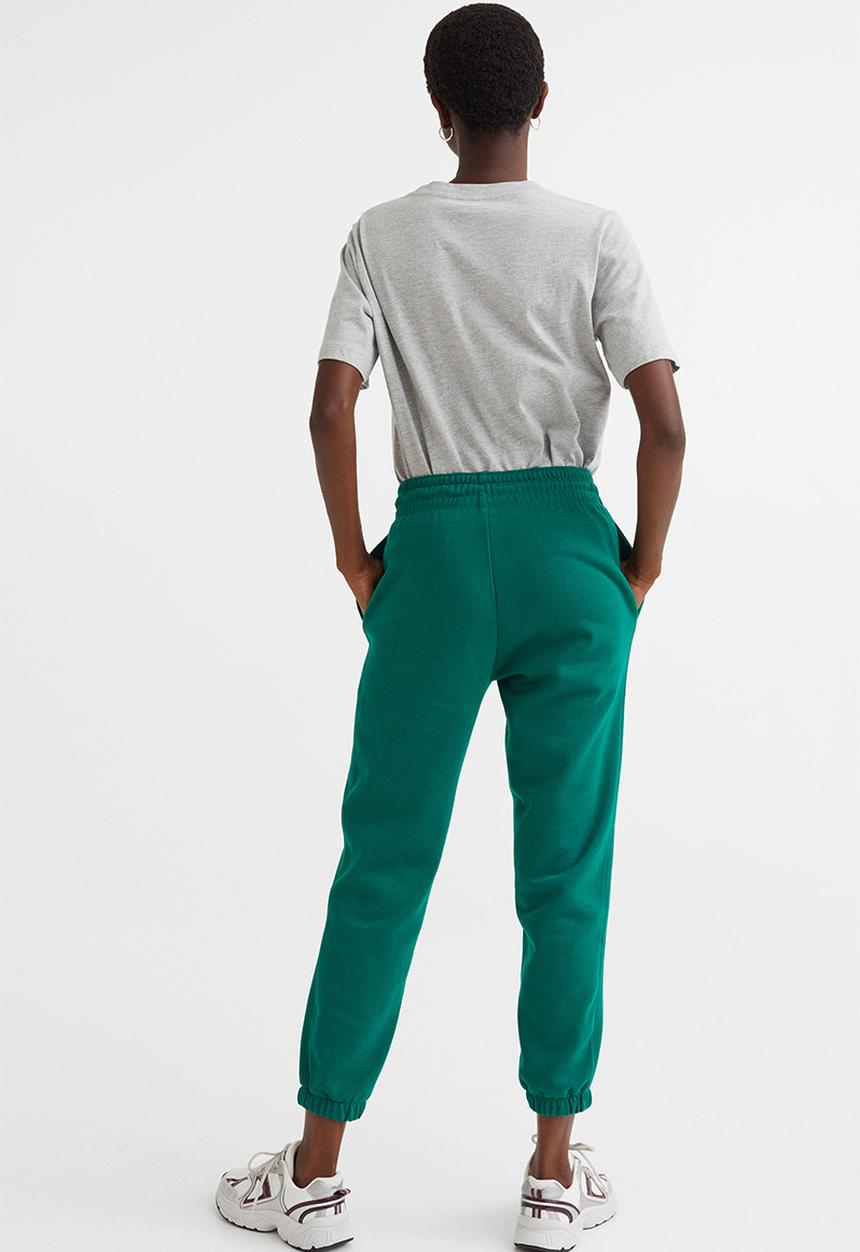 H&M - Cotton-blend sweatpants - green