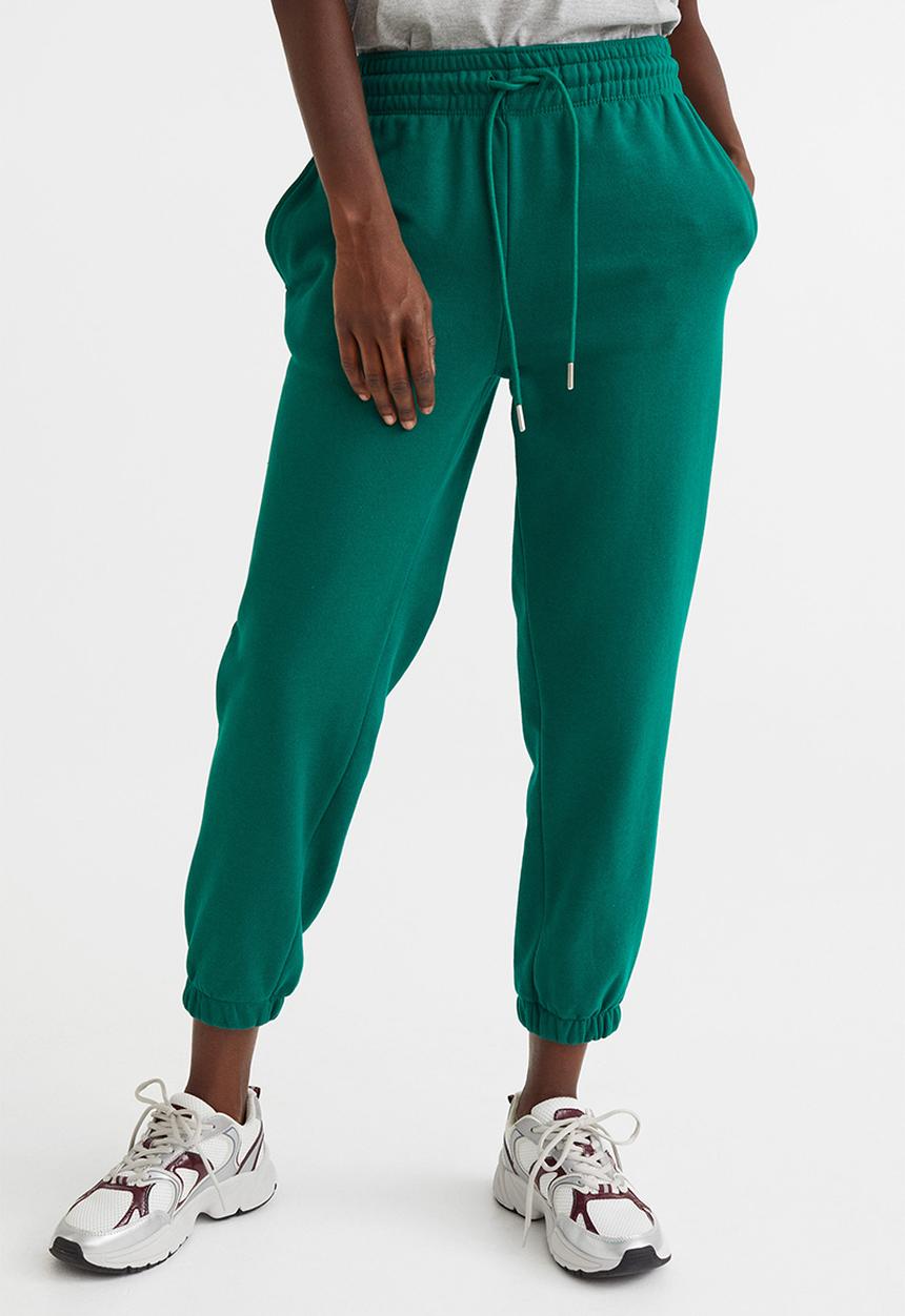 H&M - Cotton-blend sweatpants - green