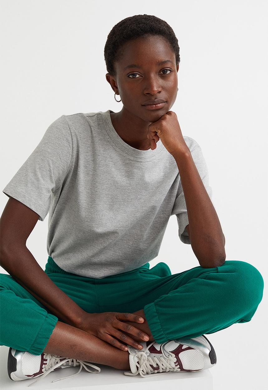 H&M - Cotton-blend sweatpants - green