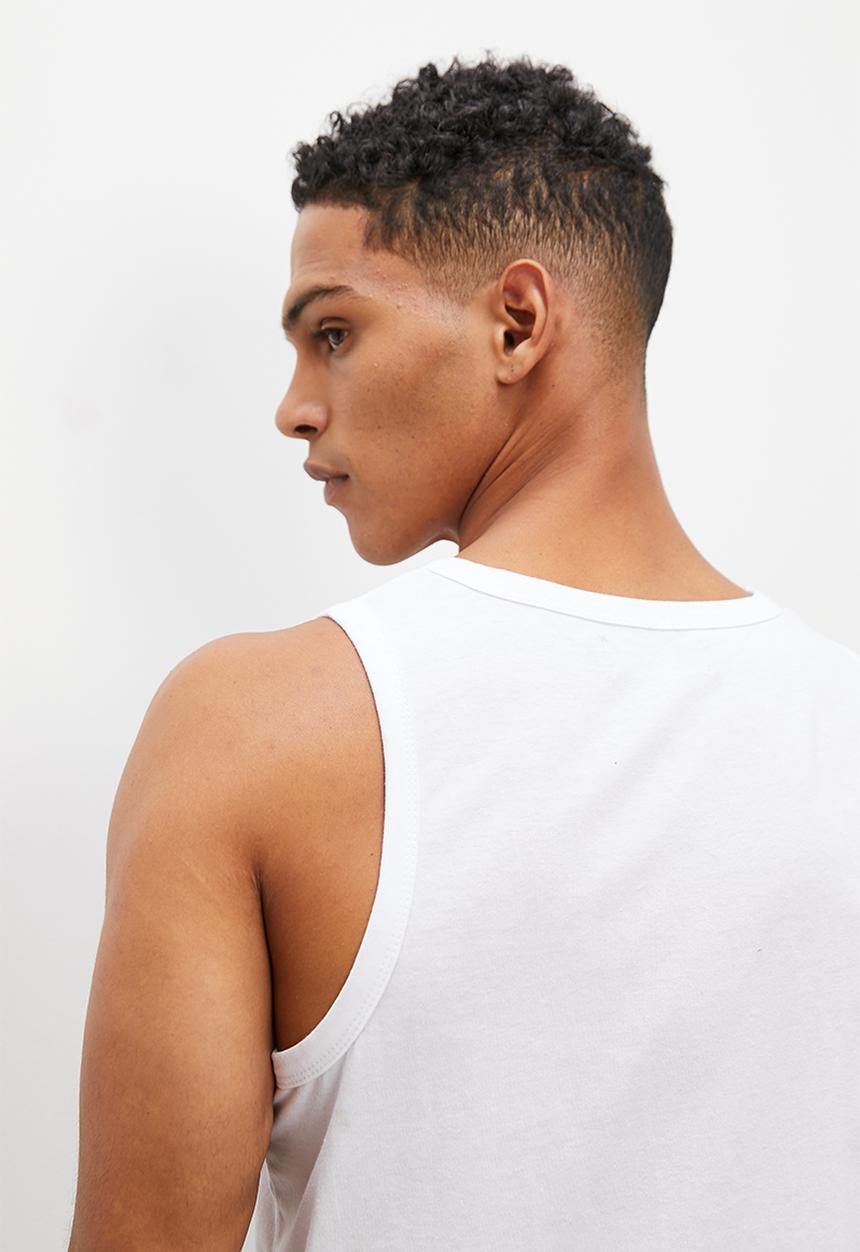 Superbalist - 2 pack single jersey vest - white