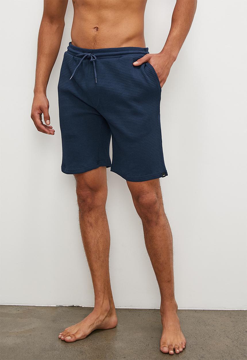 Superbalist - Premium waffle knit lounge short - navy