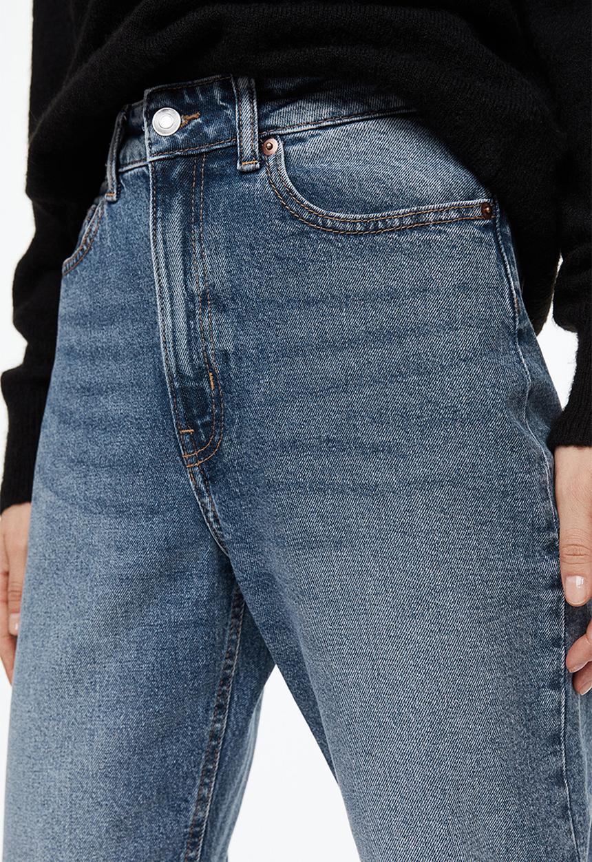 H&M - Slim mom high ankle jeans - denim blue