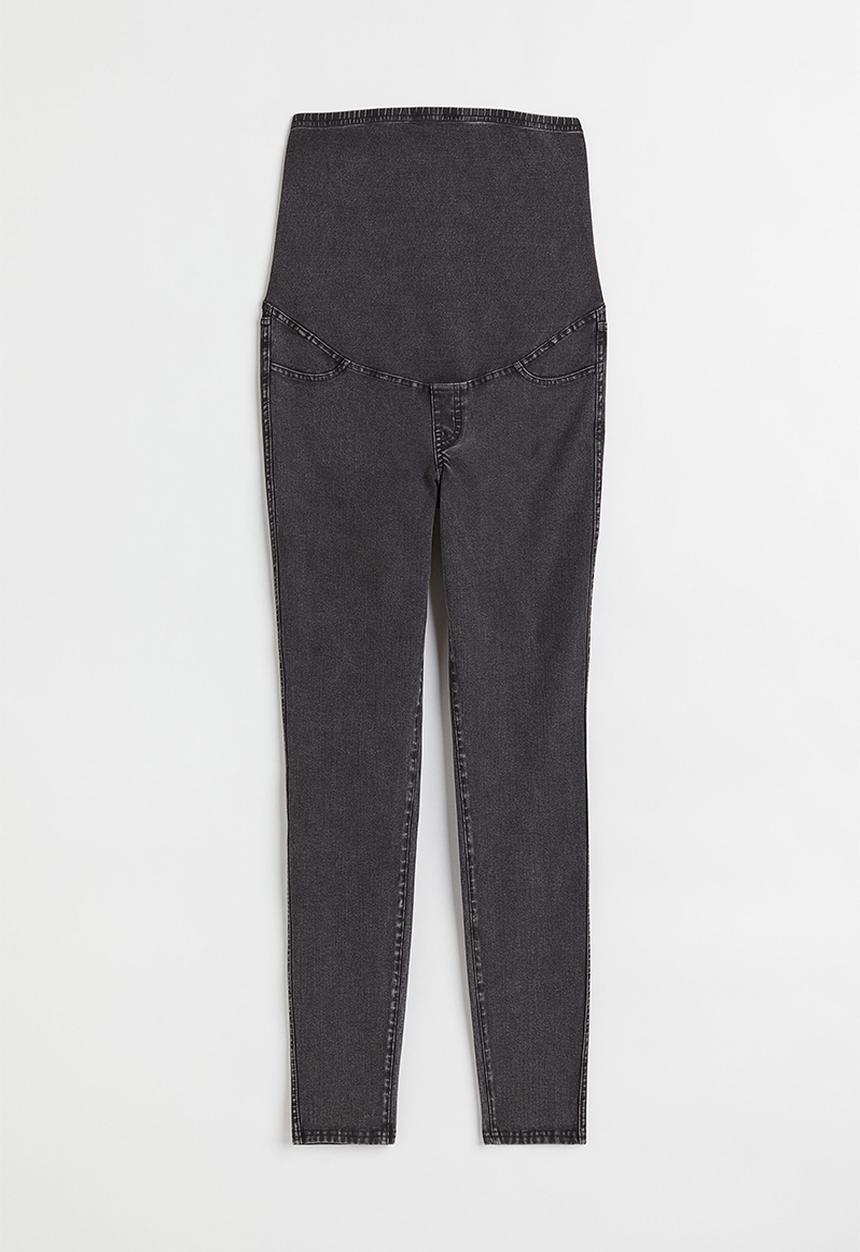H&M - Mama jeggings - dark grey denim